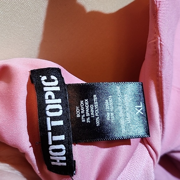 gently used pink suspender skirt - Picture 5 of 5